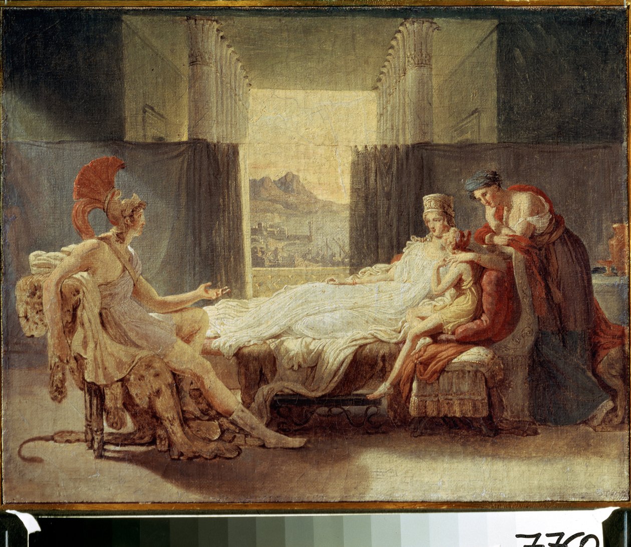"Aeneas berättar för Dido om katastrofen i Troja" Målning av Pierre Narcisse (Pierre-Narcisse) Guerin (1774-1833) - Olja på duk - Moskva, Pushkin-museet av Baron Pierre Narcisse Guerin