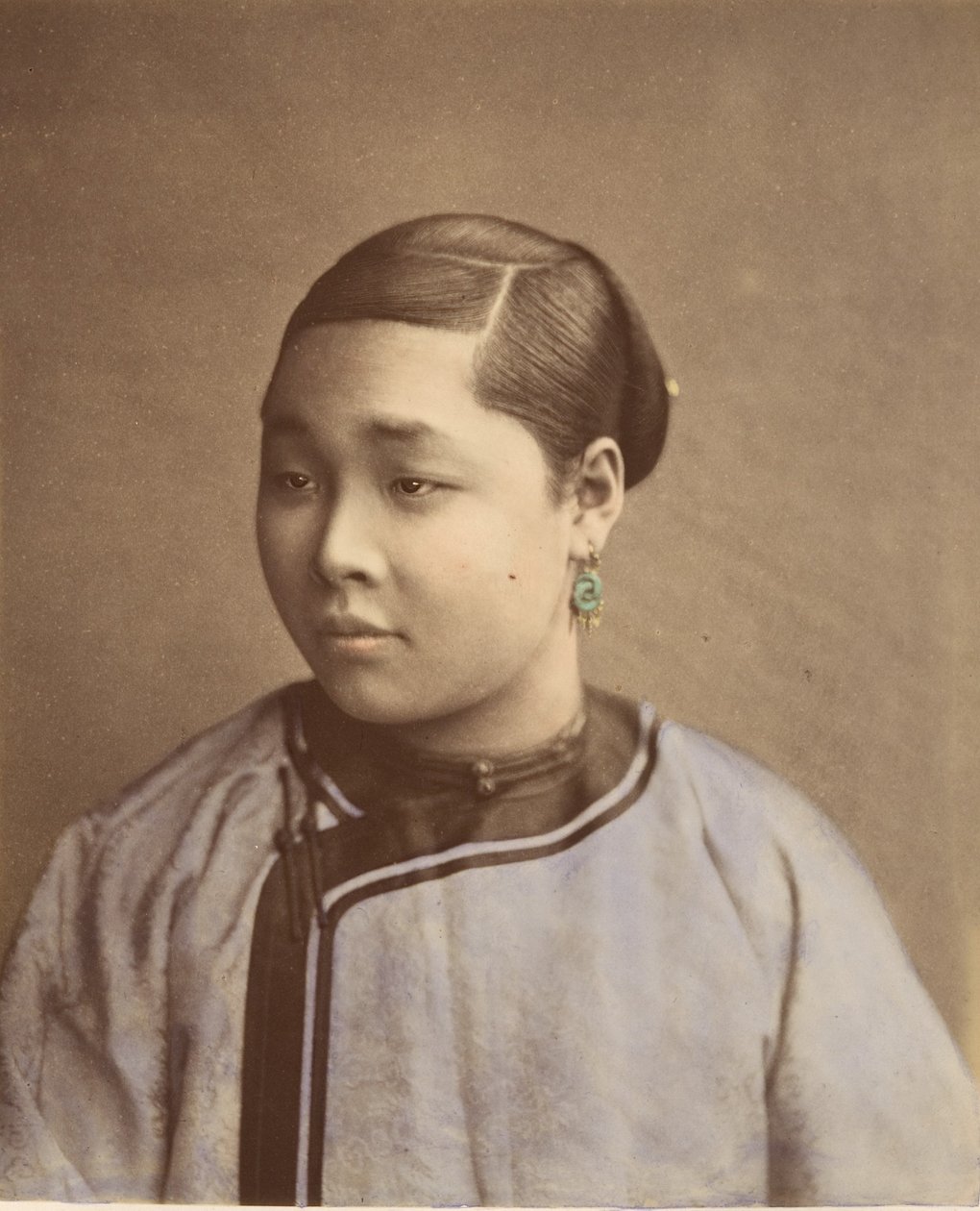 Flicka från Shanghai, 1870-talet. av Baron Raimund von Stillfried