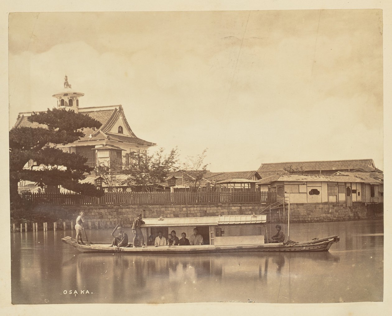 Osaka av Baron Raimund von Stillfried