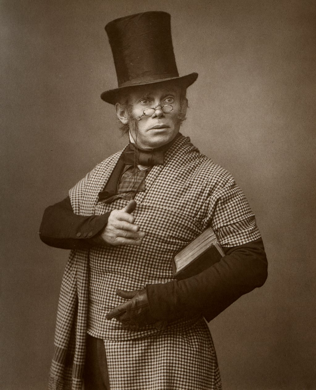 Den brittiske skådespelaren Felix Morris i One Change, 1886. av Barraud