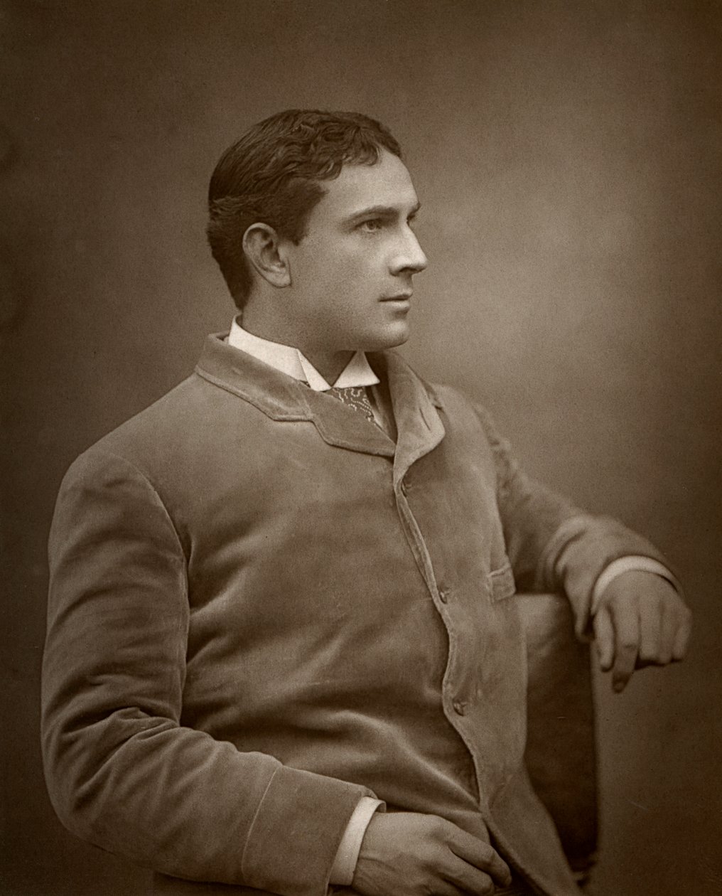 Maurice Barrymore, brittisk skådespelare, 1886 av Barraud