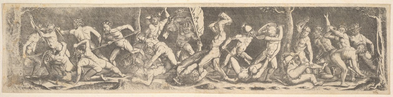 Battle for the Banner kopia, tidigt 1500-tal. av Barthel Beham