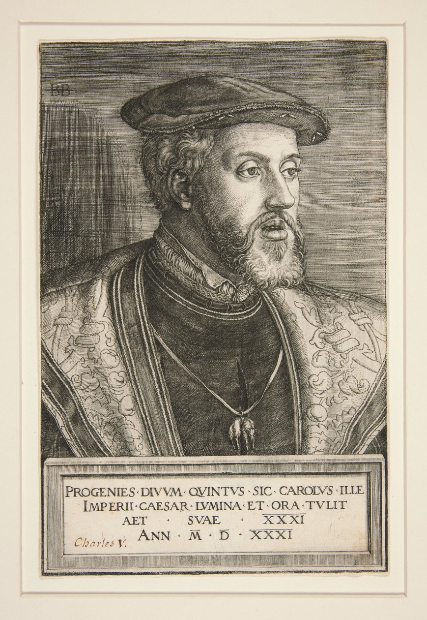 Karl V (1500–1558) av Barthel Beham