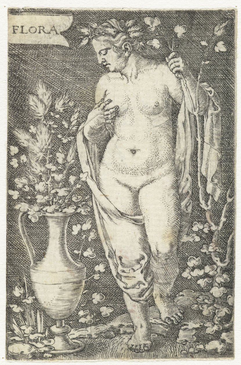 Flora (titel på objekt) av Barthel Beham