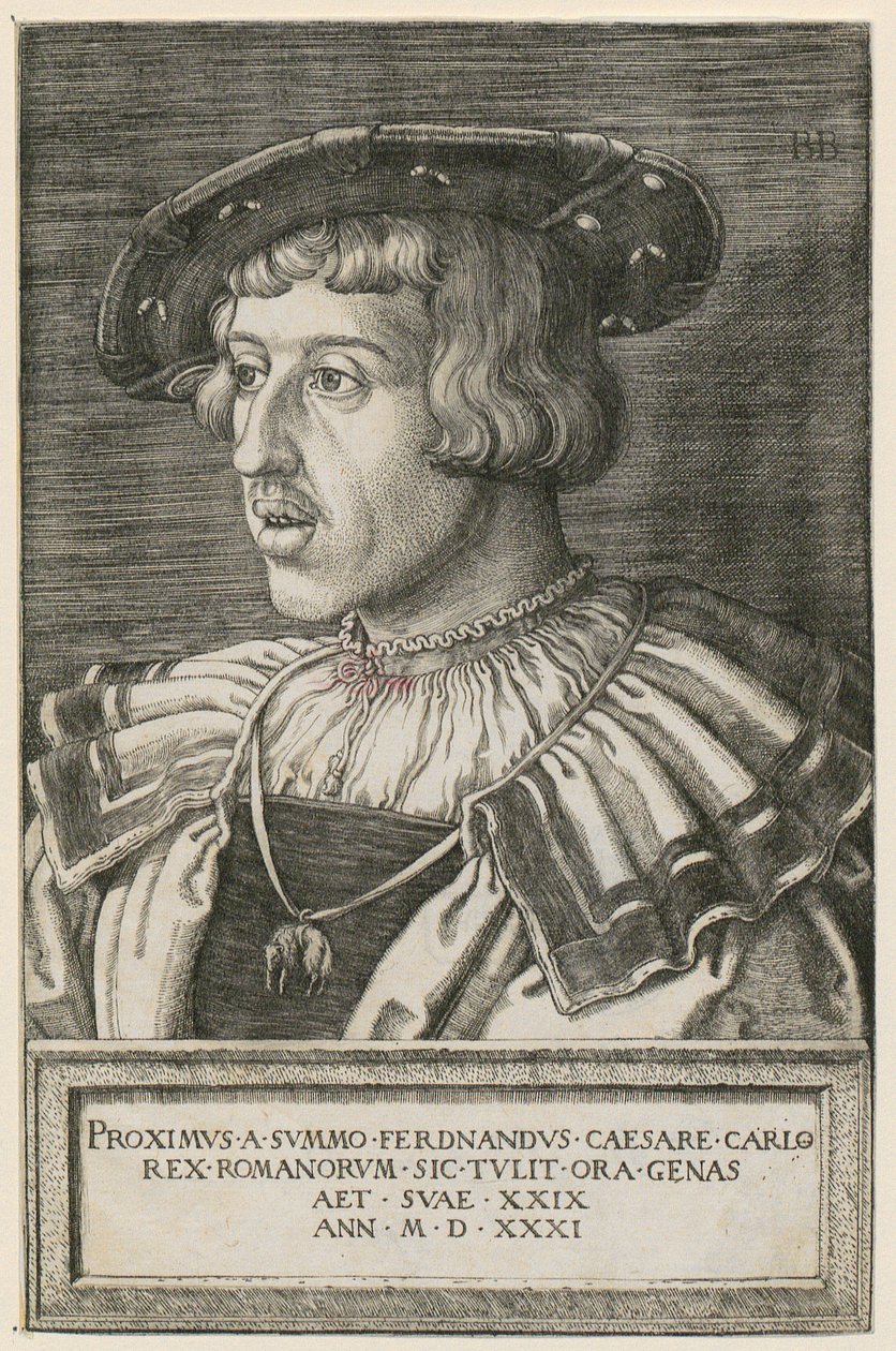 Porträtt av kung Ferdinand I av Barthel Beham
