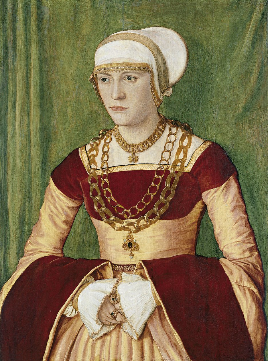 Porträtt av Ursula Rudolph av Barthel Beham