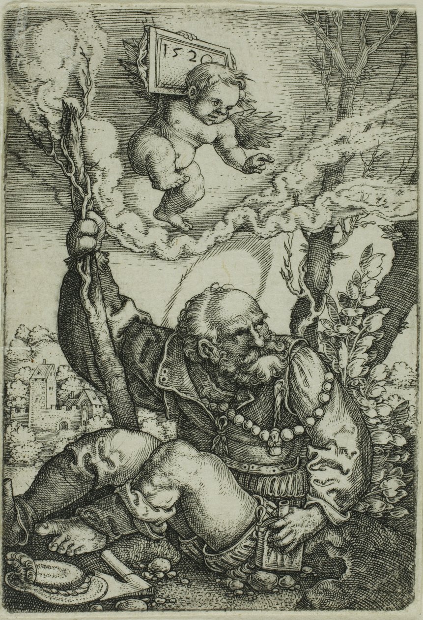 Sankt Christopher av Barthel Beham