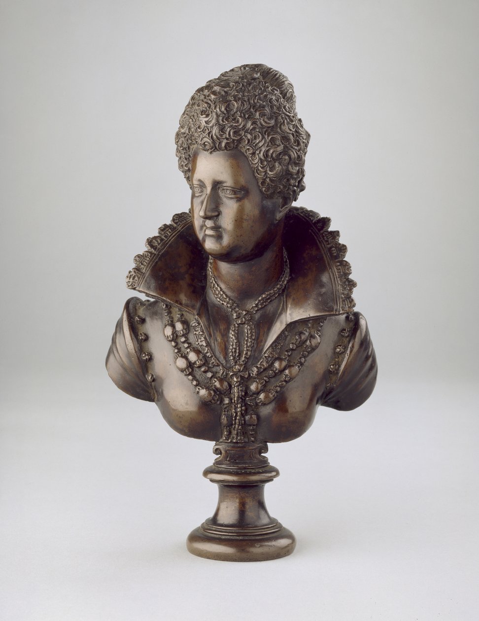 Drottning Marie de Medici, ca 1600 (brons) av Barthelemy Prieur