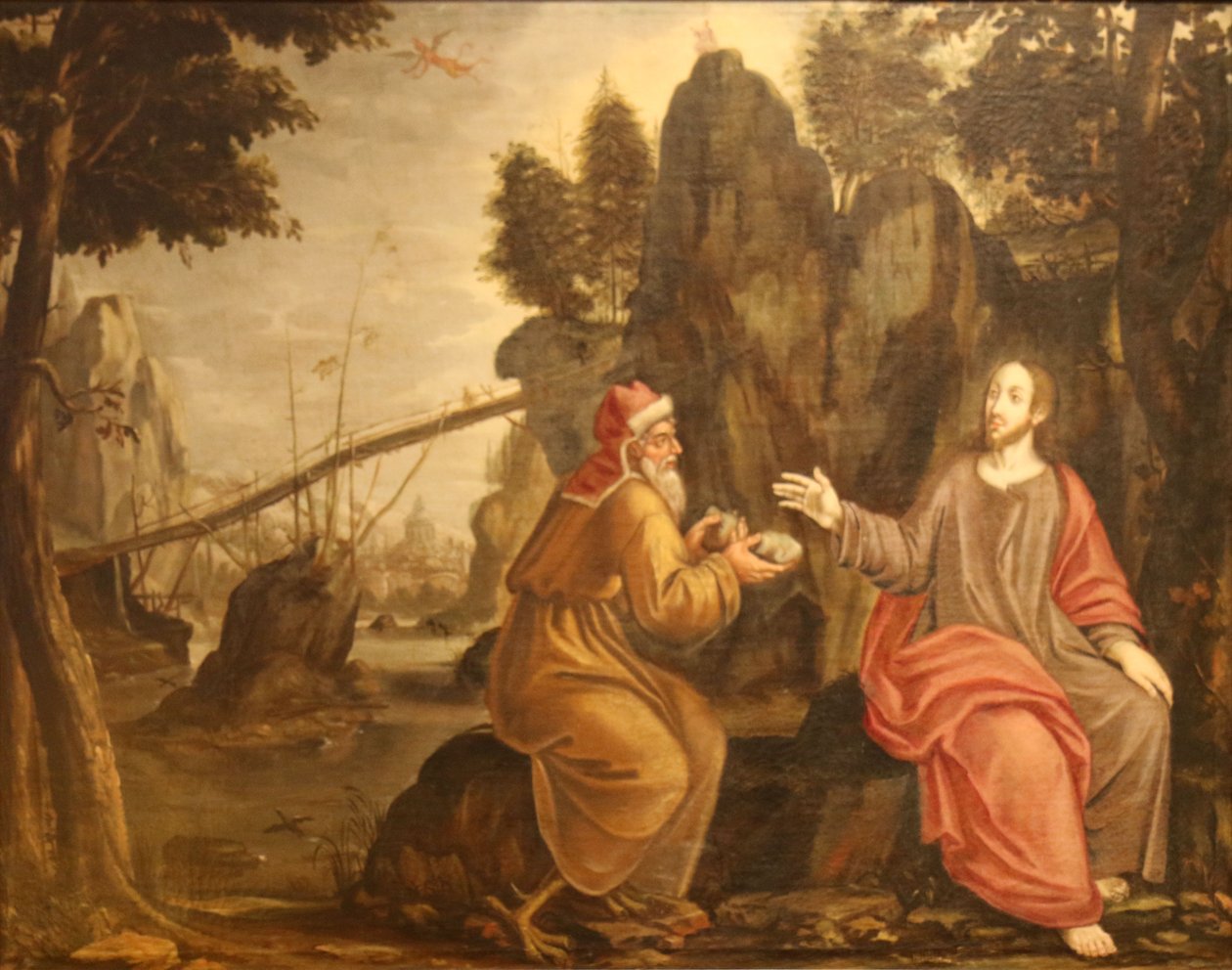 Jesus i öknen av Barthélemy Parrocel