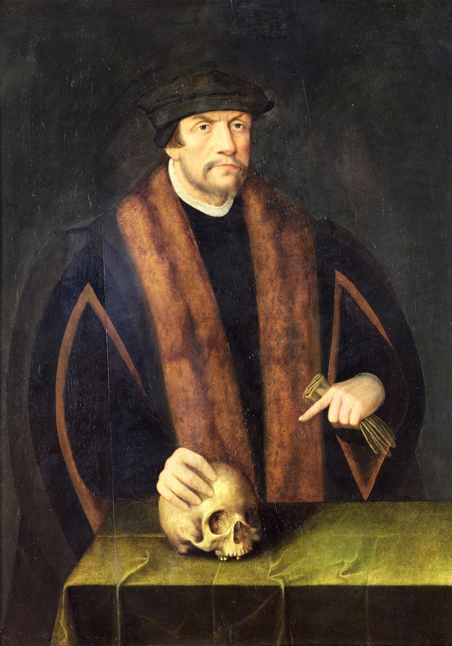 Porträtt av en man, ca 1550 av Bartholomaeus Bruyn