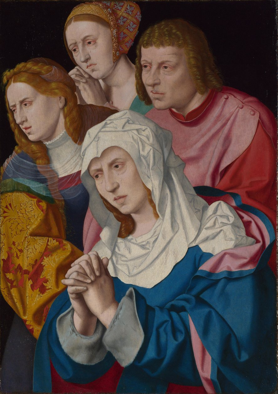 Jungfrun, Sankt Johannes, Sankta Maria Magdalena och en helig kvinna, c.1535 av Bartholomaeus Bruyn