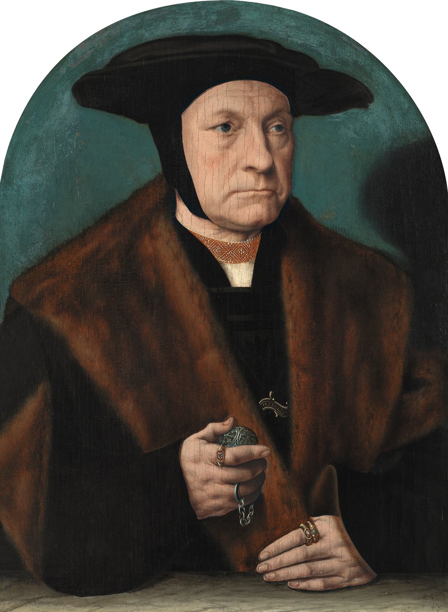 Porträtt av en man från familjen Weinsberg av Bartholomaeus Bruyn the Elder