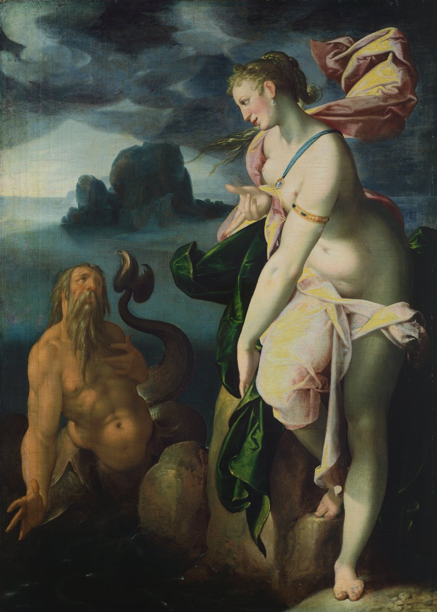 Glaucus och Scylla av Bartholomaeus Spranger