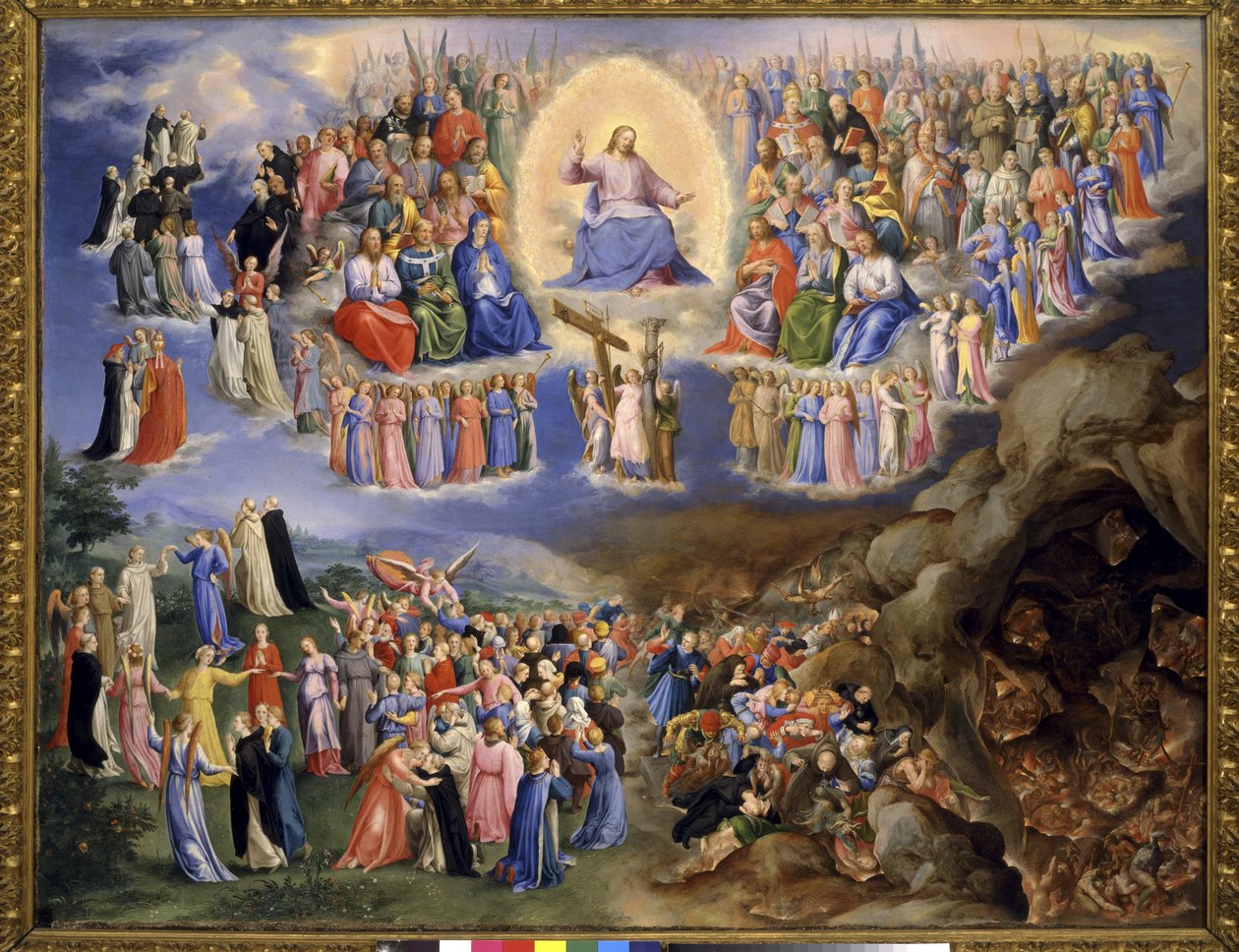 Sista domen, c.1570-71 av Bartholomaeus Spranger