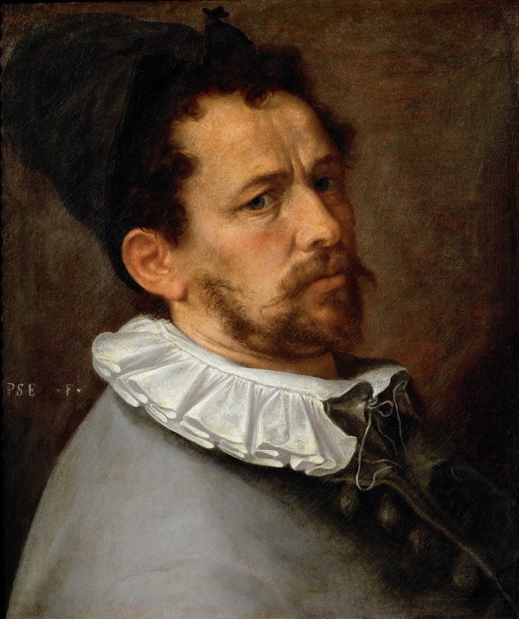 Självporträtt, ca 1580-1585 av Bartholomaeus Spranger