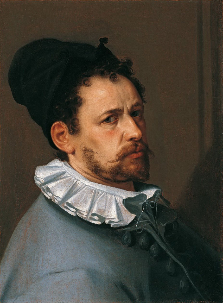 Självporträtt, ca 1585. av Bartholomaeus Spranger