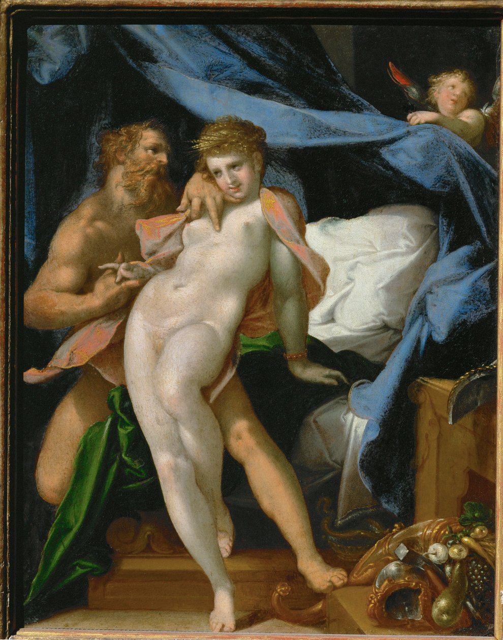 Vulcan och Maia ... av Bartholomaeus Spranger