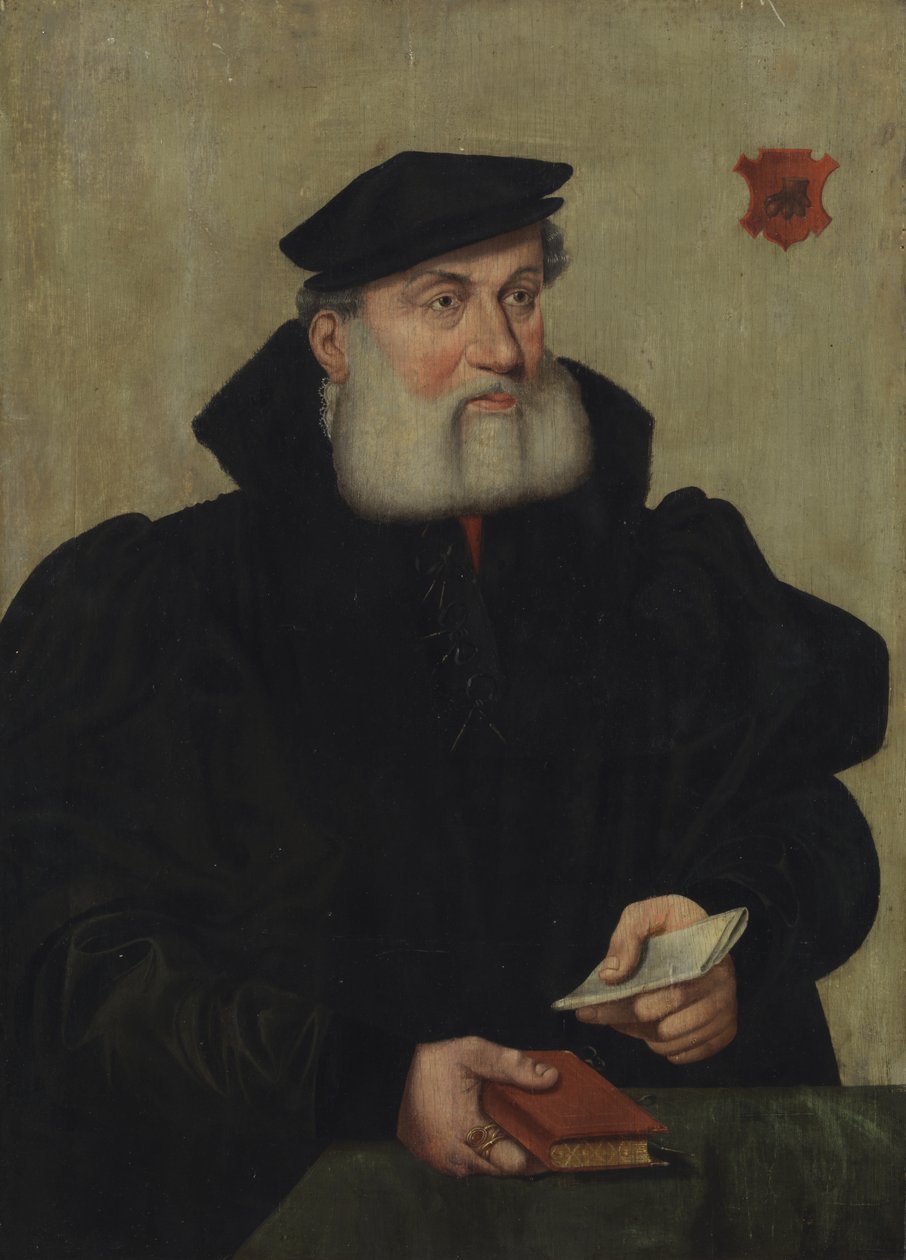 Porträtt av Wilhelm Kannengieser, 1550 av Bartholomaus the Elder Bruyn