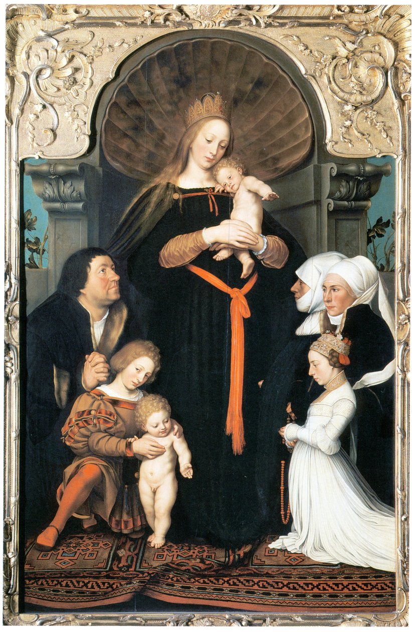 Borgmästare Meyers madonna (Darmstadt Madonna) av Bartholomeaus Sarburgh