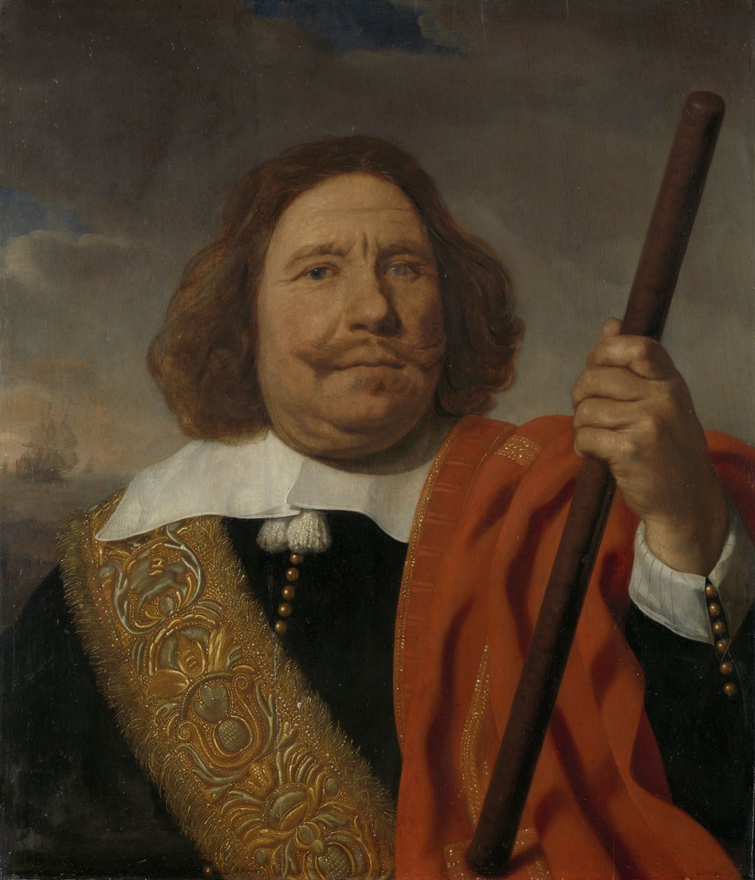 Egbert Meeuwsz Cortenaer (1600-65). Vice admiral, admiralty of the Maas, Rotterdam av Bartholomeus van der Helst