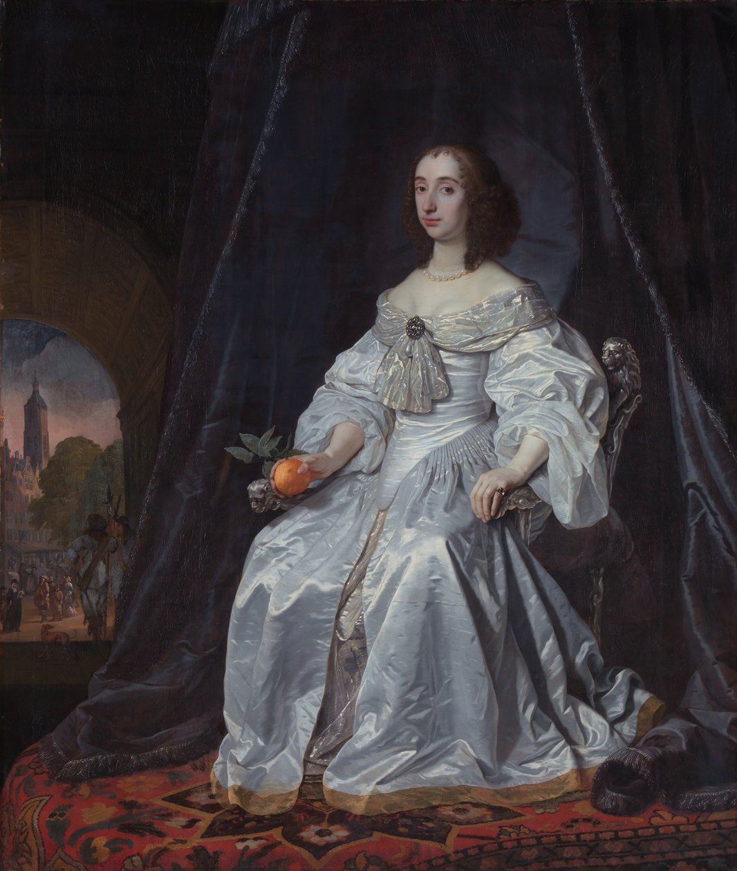 Portrait of Princess Royal Mary Stuart (1631–1660) av Bartholomeus van der Helst