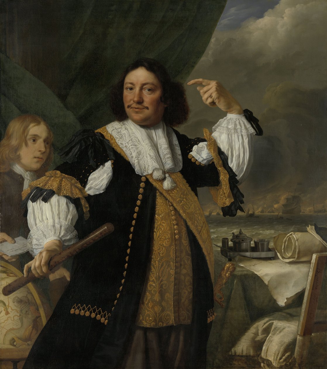 Porträtt av Aert van Nes (1626-1693) av Bartholomeus van der Helst