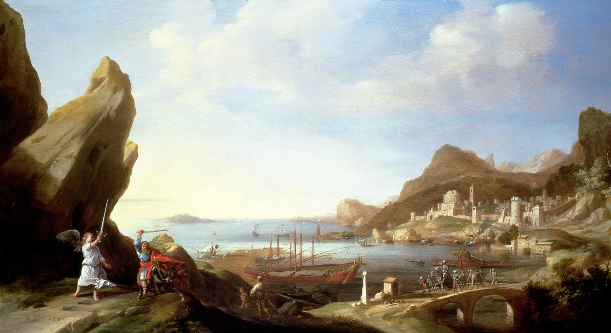 Bileam och hans åsna av Bartholomeus Breenbergh