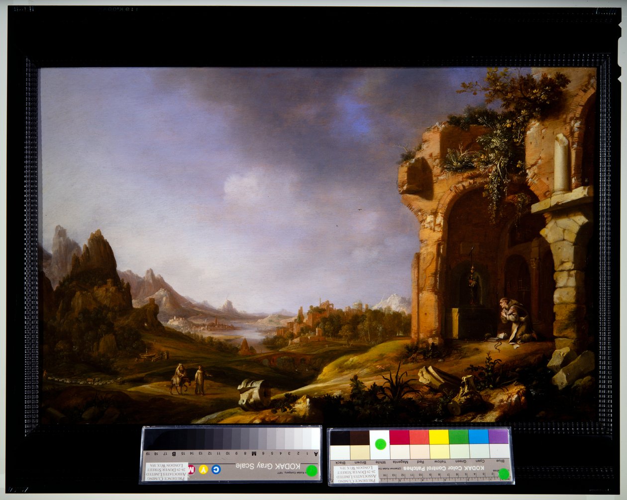 Sankt Antonius vid meditation av Bartholomeus Breenbergh