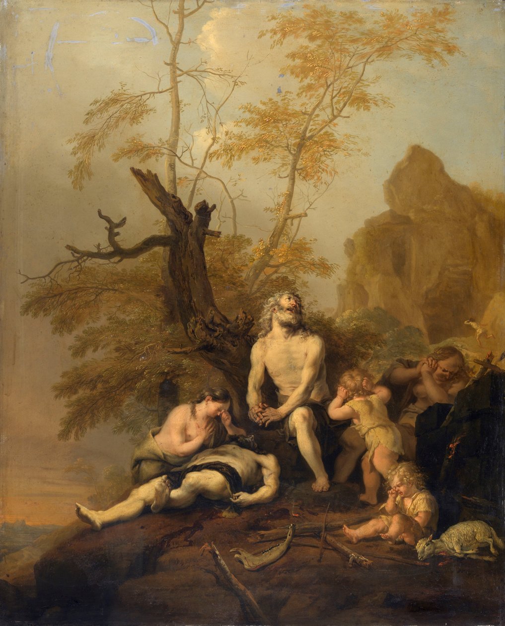 Abels död av Bartholomeus Breenbergh