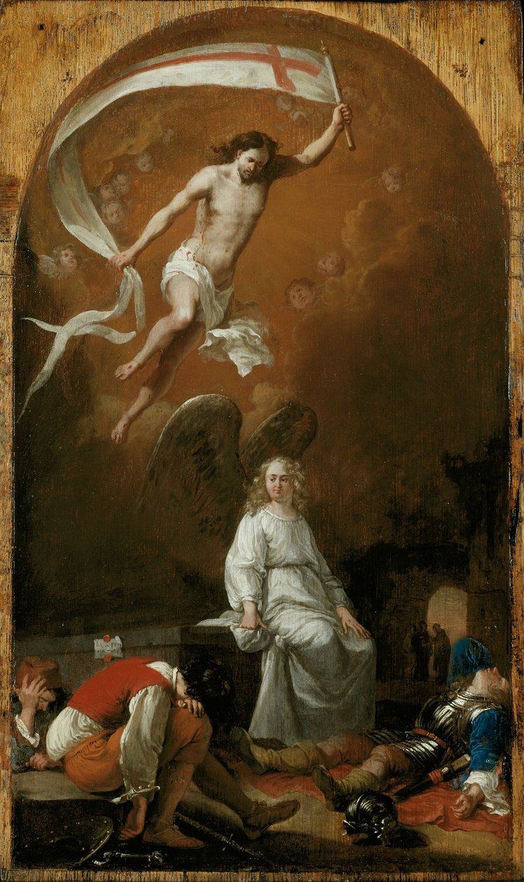 Uppståndelsen, ca 1635 (olja på pannå) av Bartholomeus Breenbergh