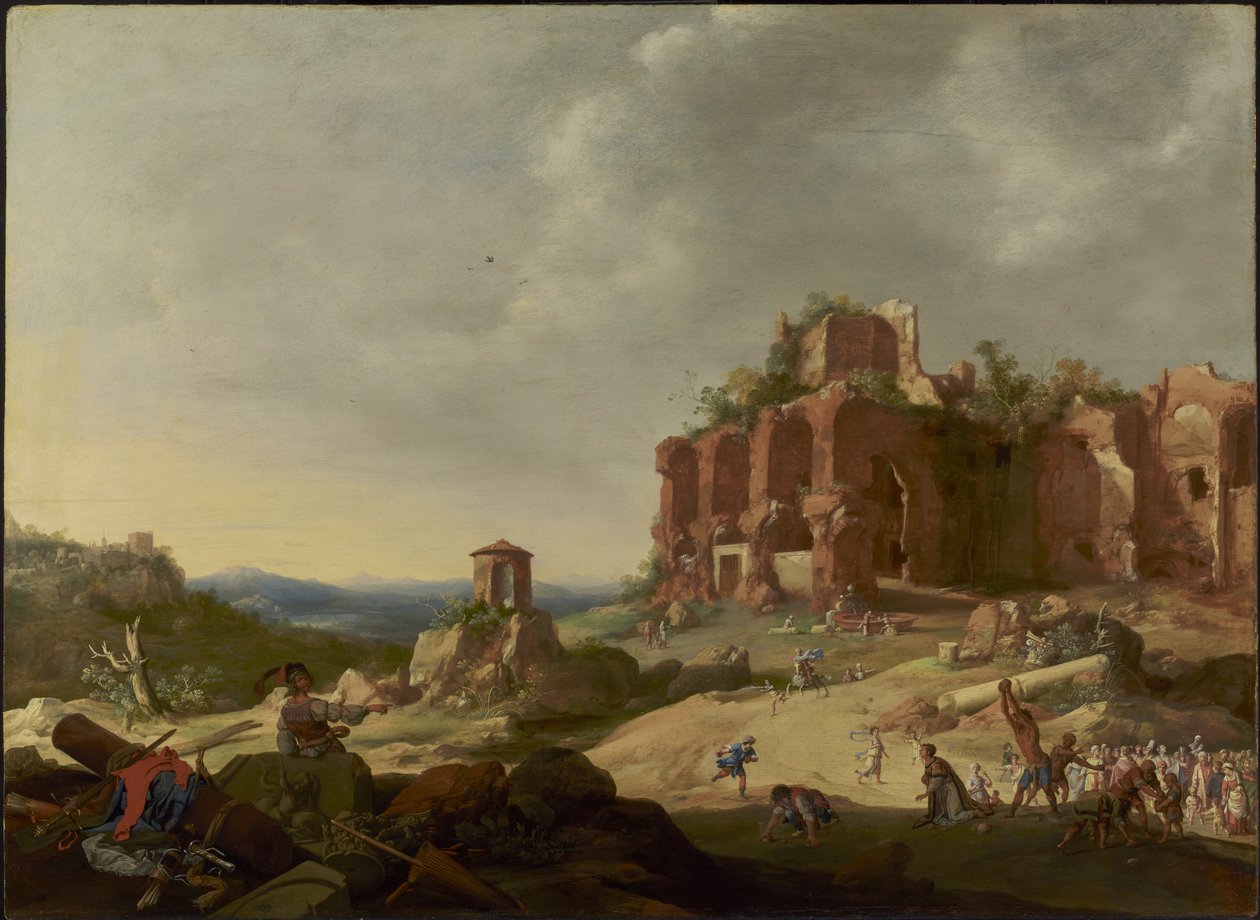 Steningen av Sankt Stefan av Bartholomeus Breenbergh