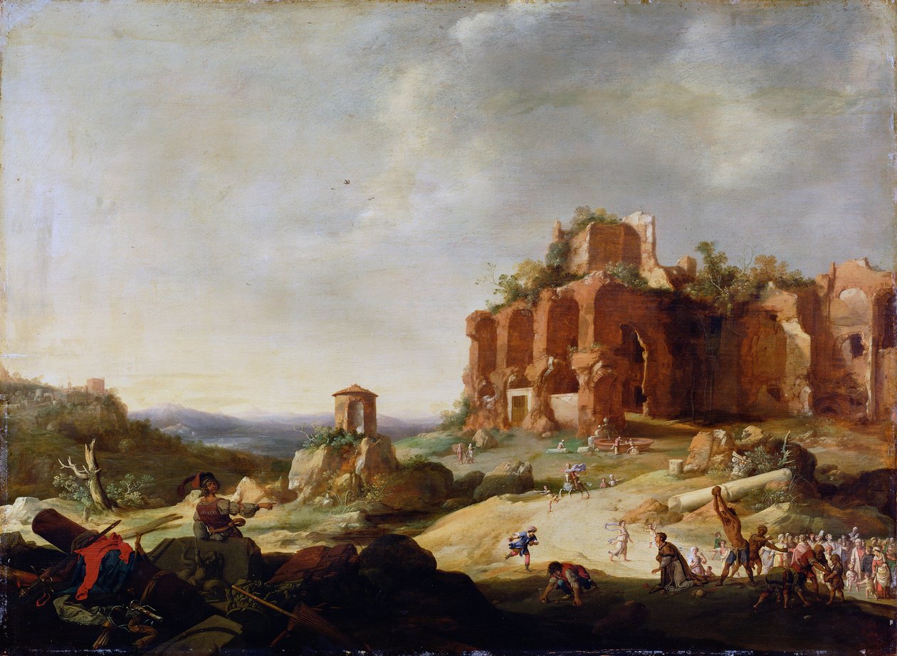 Steningen av Sankt Stefan av Bartholomeus Breenbergh