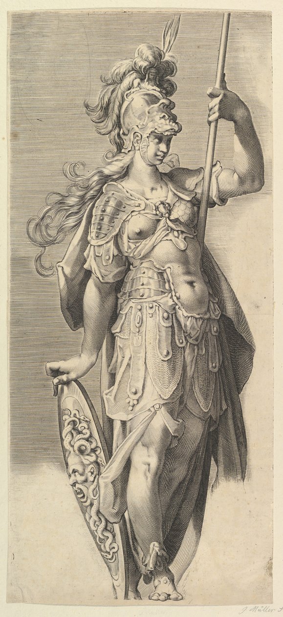 Minerva, ca. 1632 av Bartholomeus Spranger