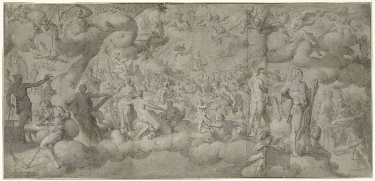 Amors och Psyches bröllop av Bartholomeus Spranger