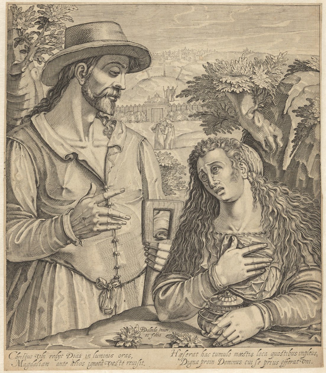 Kristus visar sig för Maria Magdalena av Bartholomeus Willemsz. Dolendo