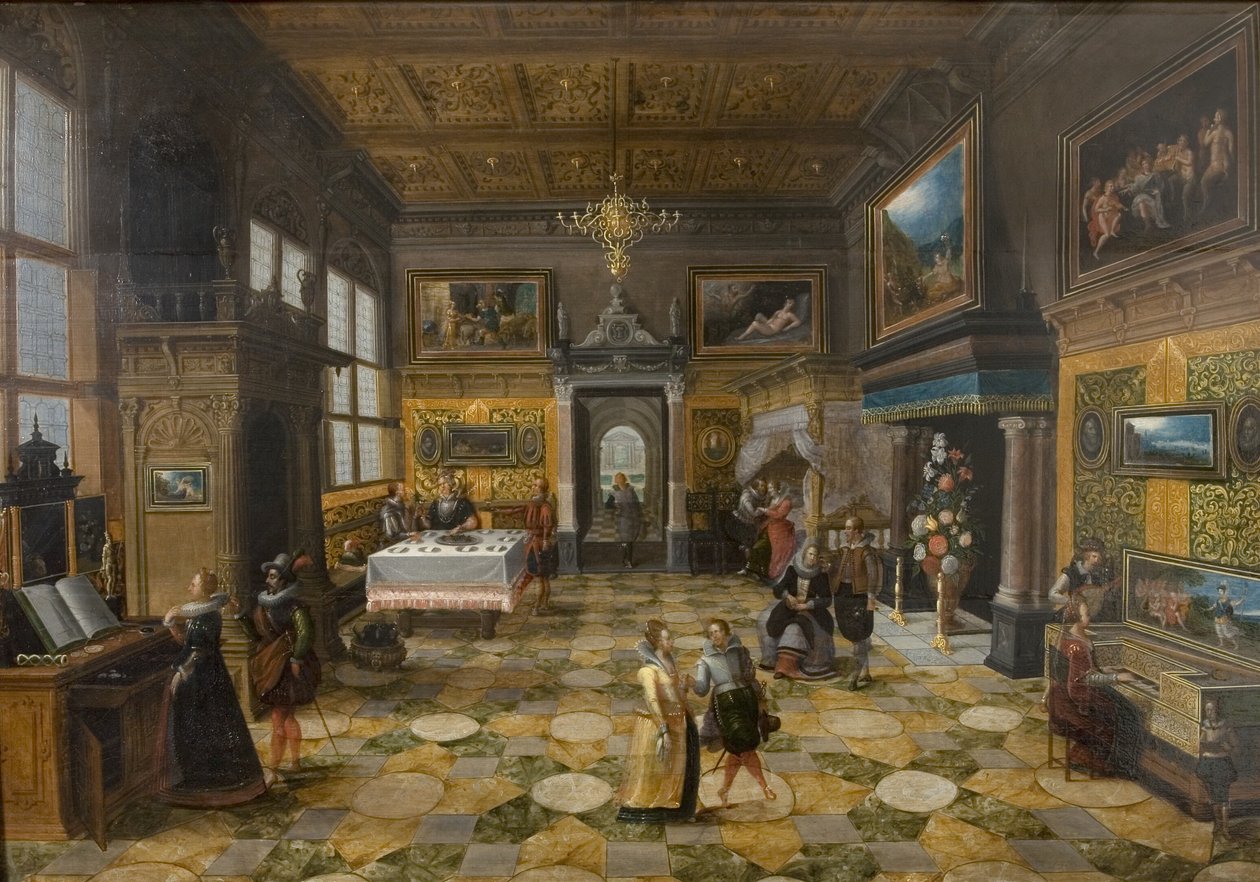 Festscen av Bartholomeus van Bassen