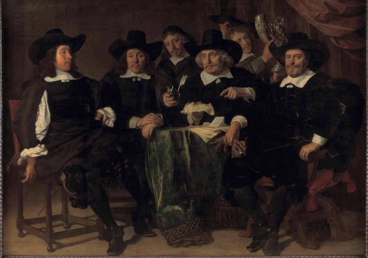 De ansvariga för fotbollsmålen av Bartholomeus van der Helst