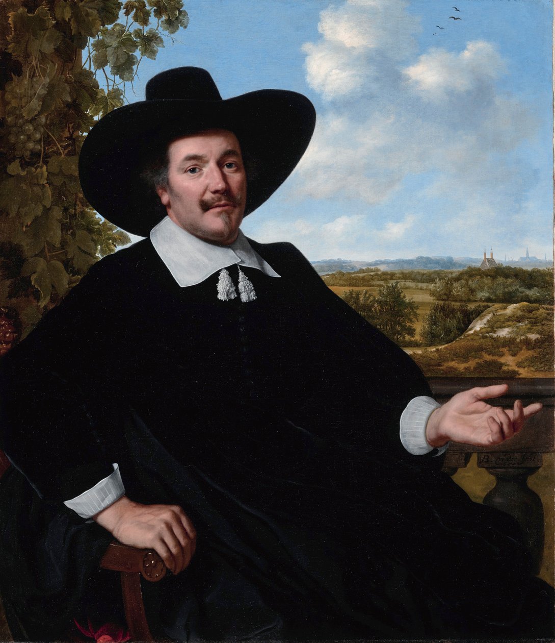 Porträtt av Lucas van Beeck (ca 1602-1657) (troligen) av Bartholomeus van der Helst