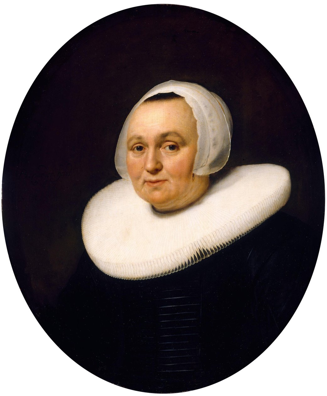 Porträtt av Maritge Jansdr Pesser (omkring 1593-1649) av Bartholomeus van der Helst