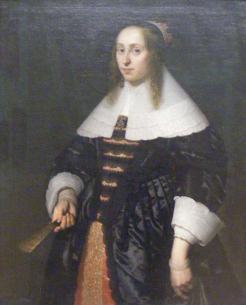 Porträtt av en dam av Bartholomeus van der Helst