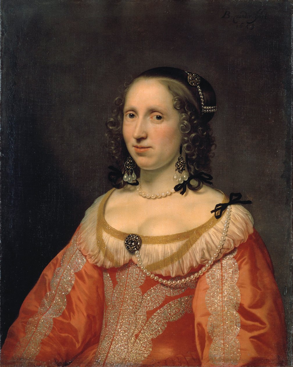 Porträtt av en kvinna, 1649. av Bartholomeus van der Helst