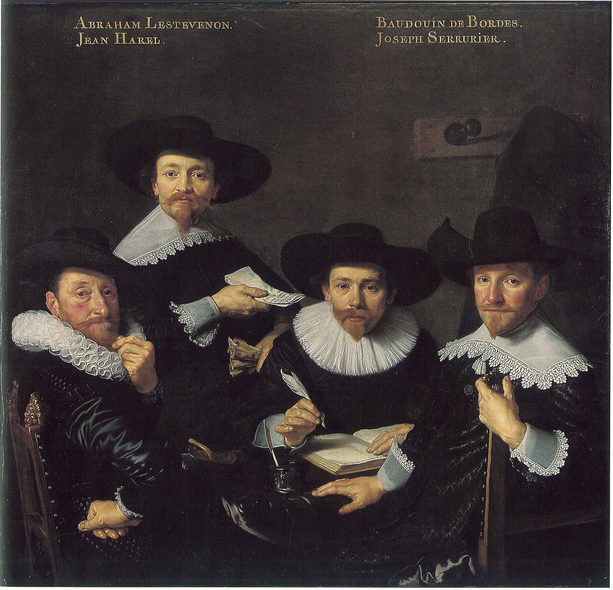 Regenterna av det vallonska barnhemmet av Bartholomeus van der Helst