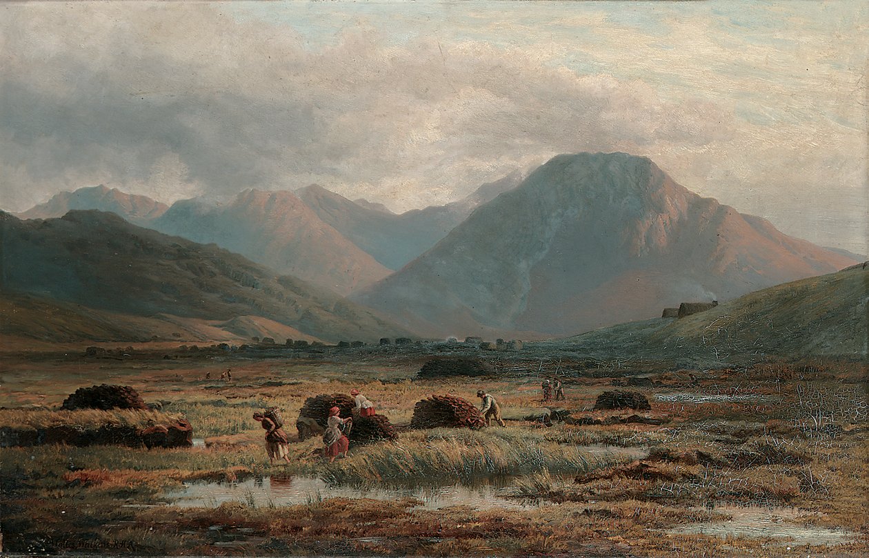 Torvmosse, Letterfrack, Connemara av Bartholomew Colles Watkins