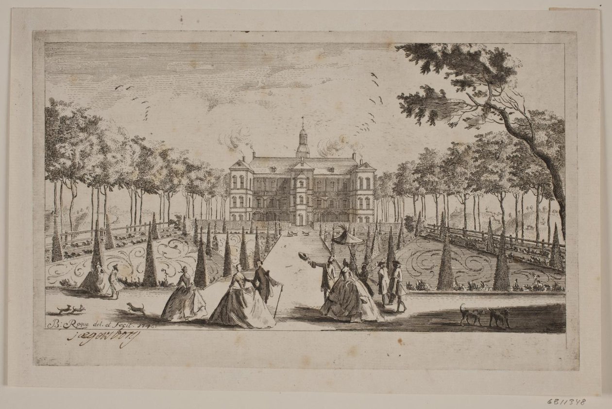 Jægersborgs slott av Bartholomæus Roque