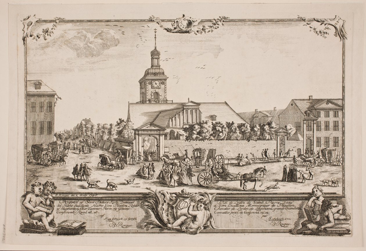 Peterskyrkan, Köpenhamn av Bartholomæus Roque