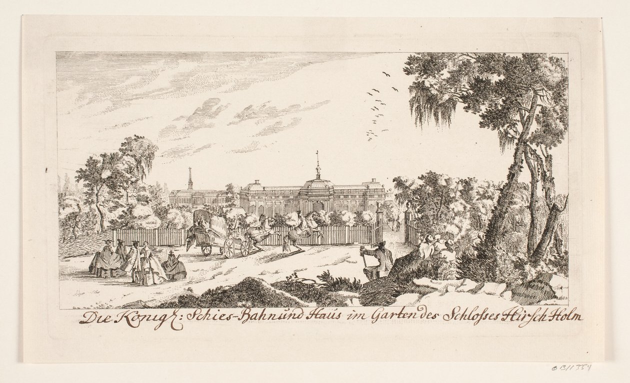 Skjutbanan på Hørsholms slott av Bartholomæus Roque