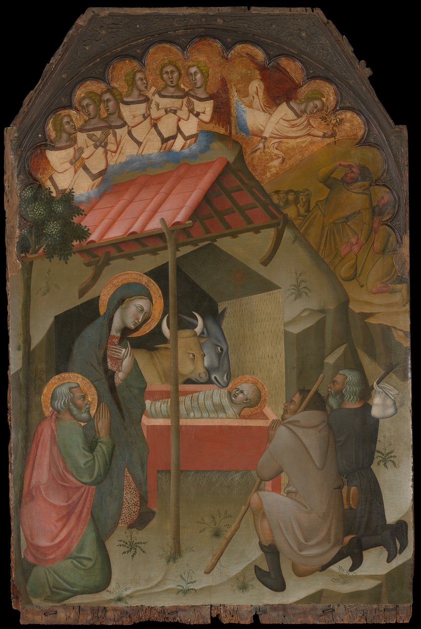 Herdarnas tillbedjan, 1374. av Bartolo di Fredi