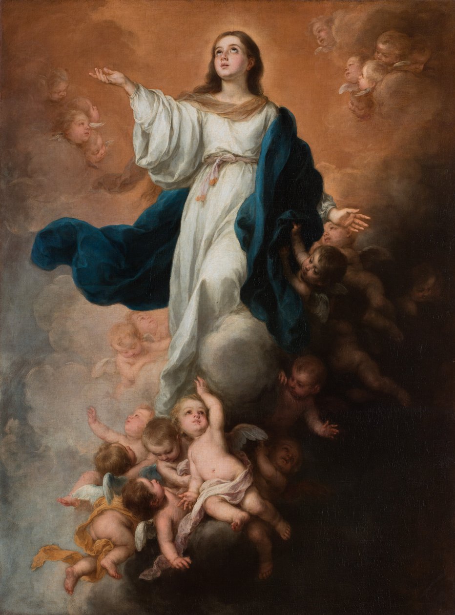Jungfruens antagande av Bartolomé Esteban Murillo