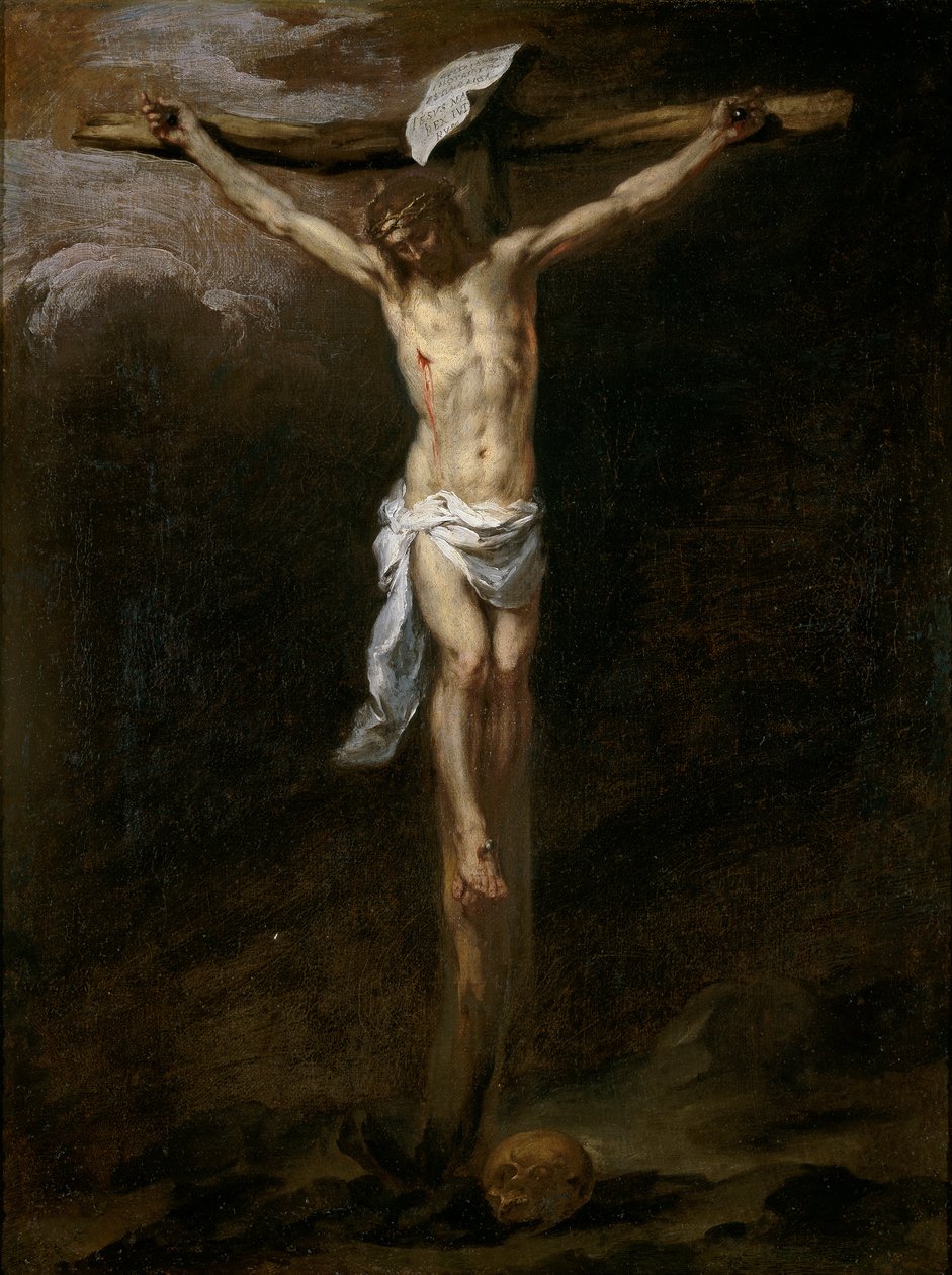 Christ crucified av Bartolomé Esteban Murillo
