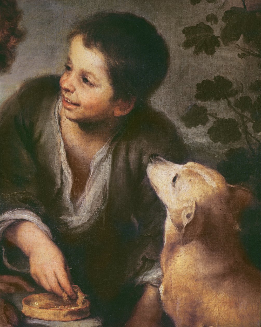 Detalj av barn som äter en paj, 1670-75 (se 213978) av Bartolomé Esteban Murillo